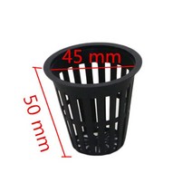정원 용품 수경 메쉬 냄비 야채 심기 바구니 흙이 없는 재배 장비 Aeroponic 플라스틱 식물 루터 네트, 03 Black