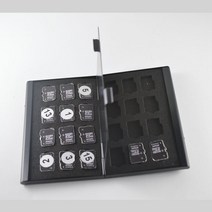 블랙박스용sd카드 현대적인 스타일의 실버 블랙 레드 알루미늄 카드 MicroSD메모리, Black