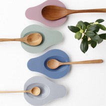 조리도구 국자 스푼 실리콘 받침 주방기물 키친툴 스패출러 신혼부부 가위 뒤집개, 다크핑크