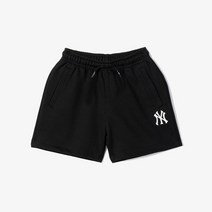 뉴에라키즈 [뉴에라키즈] MLB 로고 셋업 뉴욕 양키스 숏 팬츠 블랙(13679498)