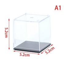 아크릴장식장 박스 주문제작 케이스 솜인형 보관함 로봇 진열장 미니 피규어 1pc 작은 아크릴 전시 상자 명, 01 A1