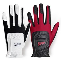 지맥스 주니어 기능성 골프장갑 아동 어린이 양손 16호 17호18호, 2.패밀리 골프장갑 - 블랙/레드