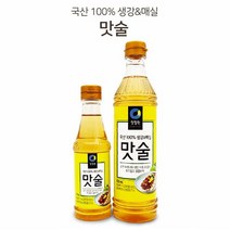 청정원 요리맛술 국산 생강 매실 맛술 잡내제거, 청정원 맛술410ml, 본상품선택