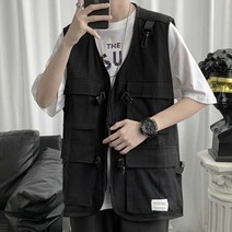 20대 스타일링 힙합 스타일 스트릿 패션 남자 조끼 jan2639ea
