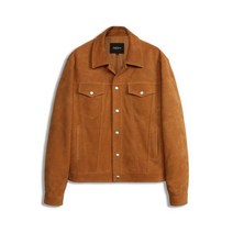 DJASON 레귤러 스웨이드 트러커 자켓 CAMEL REGULAR SUEDE TRUCKER JACKET CALMEL YE