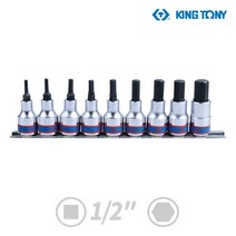 킹토니 비트소켓세트 롱복스알 1/2 9pcs 4110PR10, 9개