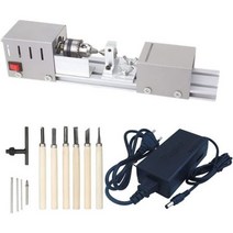 미니 선반 목공용 기계 반지 보석 가공 그라인딩, 02 Iron Wood Lathe