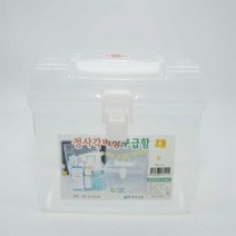 제이큐 정사각 비상 구급함 구급상자 응급키트 약통 케이스 휴대용 일주일 가정용 알약 요일별 대 X 3매입