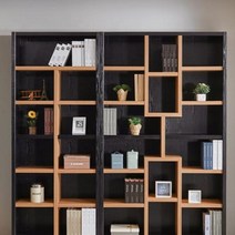 슬림책장 서재장 틈새책꽂이 H6262 세트 7colors 거실 공간분리 수납함, 아카시아