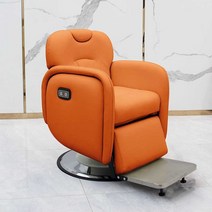미용실 자동 의자 샴푸 헤어 메이크업 타투 바버샵, 심플 - 펄 화이트