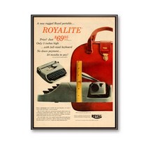 팝아트 빈티지 타자기 그림 서재 액자/ROYAL, 상세설명 참조