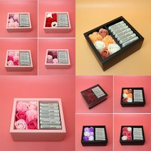 주문제작 비누꽃 용돈박스 어버이날 생일 명절 선물, 핑크박스(체리핑크)
