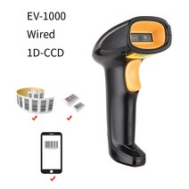 EVAWGIB WJ08 핸드 Wirelress 바코드 스캐너 및 블루투스 1D/2D QR 리더 PDF417 IOS 안 IPAD, 08 EV-1000