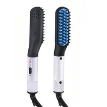 매직기 고데기 무선 온도조절 라운드 평판 남성용 수염 스트레이트 너 가열 빗 너 225, 스타일-2, 에게