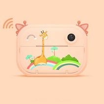즉석카메라 폴라로이드어린이 카메라 키즈 비디오 사진 인쇄 인스턴트 완구 소녀 생일 선물 Instantane 5일, 01 Orange_01 standard