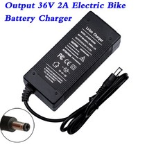 42V 2A 전기 스쿠터 리튬 배터리 팩 36V 자전거 호버 보드 밸런스 휠체어, 01 42V 2A DC_02 EU