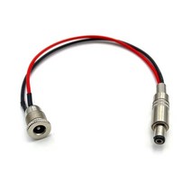 5.5*2.5mm 방수 DC099 5521 DC 전원 잭 소켓 암 패널 마운트 커넥터 금속 너트 스냅, 02 male-female_02 5.5-2.1mm