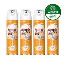 해피홈 에어로솔 모기약 감귤향, 4개입, 500ml