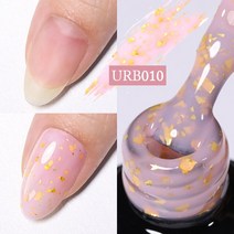 젤네일 디자인 겨울젤네일 네일아트 매니큐어 페디큐어 UR SUGAR-밀키 젤리 화이트 핑크 퀵 익스텐션 젤 셀, 한개옵션1, 23 Rubber Base Gel 0