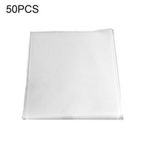 lp수납장 50pcs opp 젤 녹음 보호 슬리브 케이스 커버 턴테이블 플레이어 lp 비닐 레코드 단일 디스크 자체 접착 레코드 가방, a