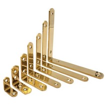 철물전 ㄱ자 선반대 꺽쇠 지지대 티타늄골드 유광 ㄱ자꺽쇠 연결철물, 45*45