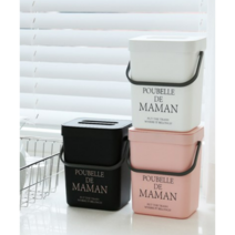 달팽이리빙 푸벨드마망 음식물 쓰레기통 5L, 분홍 4개