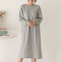 시크루즈 르본 와펜 자수 박스 원피스_BDOE818