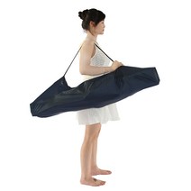 짐 줄이기 차박 여행용 행군 폴딩 낚시용품 간이 접이식 캠핑 침대 경량 보관 용이 휴대용, 특폭190스퀘어파이프이중(스트라이프패턴)평두+면패드