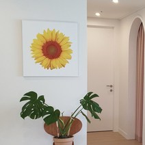 까사디 재물복 높이는 해바라기 캔버스 액자, 캔버스마감(프레임X)