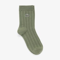 [라코스테] 여성 자카드 중기장 양말 RA016E-53G K34