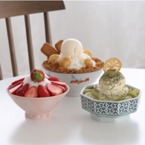 예쁜 도자기 빙수 볼 - 21종, 15.코발트빙수볼