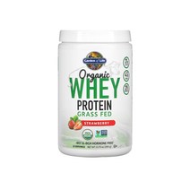 가든오브라이프 식물성 웨이 프로틴 Grass-Fed 딸기맛 390g 글루타민산 트레오닌 시스틴 발린 메티오닌 류신 루신 리신 페닐 알라닌