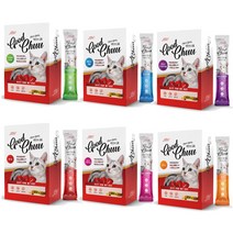 굿츄 고양이가좋아하는착한간식 6종(450g/30p) 대용량츄르, 가다랑어&게살