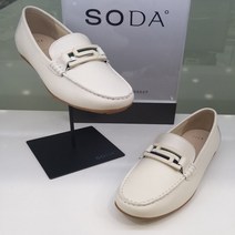 소다 소다 소다 쿠션감좋은 여성 로퍼 2cm FLS202아이보리