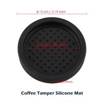 커피템퍼 커피탬퍼 49mm51mm53mm57mm575mm58mm5835mm585mm 나무 손잡이 커피 탬퍼 에스프레소 파우더 해머 스테인레스 스틸 바리 스타 도구, Tamper Mat+57mm