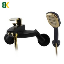 [고치고] 비케이 BK-6032GB 국산 블랙 골드 샤워수전, 1개