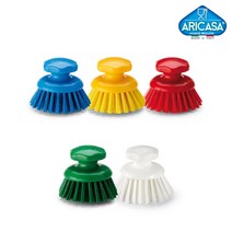 아리카사 HACCP 원형주먹솔/다라이솔 [색상/모선택], 1012YT_(옐로우)굵은모