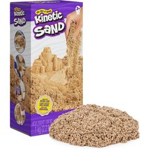 Kinetic Sand 1kg(2.2파운드) 천연 브라운 감각 장난감 놀이용 모래 믹싱 몰딩 및 제작용, 01 2.2lb