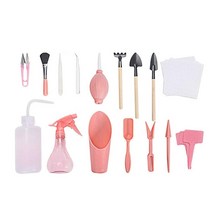 심는기계 깨 모종 파종기 기 마늘 고추 이식기 감자 참깨 묘목 정원 화분 키트 diy, 협력사, 16pcs 핑크