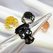 자석 니팅링 반지틀 뜨개반지 뜨개실로부터 손가락보호 실홀더장착틀, 엔틱브라운, 1개