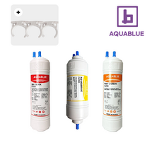 청호정수기필터 호환 CHP-5230S 휘카페 프리미엄 세디블럭+RO+포스트 3개 전체세트, A. 9인치복합단방향3개 CHP-5230S 클립포함