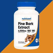 뉴트리코스트 피크노제놀 소나무 추출물 프로안토시아니딘 300mg 180캡슐, 1개, 기본