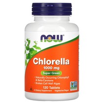나우푸드 Chlorella 1 000 mg 120 Tablets
