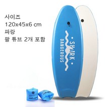 미니 서핑숏보드 패들보드 웨이크서핑 써프 입문용, 라지 120cm 파랑