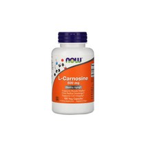 NOW Foods 나우푸드 L-Carnosine L-카르노신 500mg 100베지캡슐 엘카르노신 알라닐 히스티딘 베타알라닌 알라닌 배지캡슐 스테아린산마그네슘 마그네슘스테아레트 st