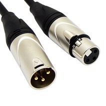 케이블마트 HA16 캐논 마이크 연장선 XLR 케이블 3핀 잭, HA16 캐논 숫암 15m