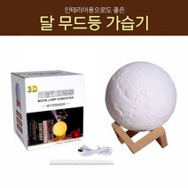 인테리어용 3D 달 무드등 무소음 미스트 가습기가습기 미니가습기 usb가습기 케릭터가습기 미니케릭터가습기 침실가습기 사무실가습기 책상가습기 겨울가습기 겨울미니가습기 사무실미니가습기 피부가습기 책상미니가습기 기차가습기 귀여운가습기 휴대용가습기 기화식가습기 가열식가, 본상품
