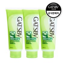 갸스비 쉐이빙 젤 모이스트 타입 205g 3개+증정 포어 케어 딥클렌징폼 130g