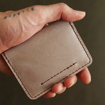 초미니 가죽 지갑 카드 월렛 수제 핸드메이드 컬러 각인 스냅형 똑딱이 빈티지 선물 대학생