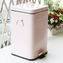 웹셀 소프트 패달 휴지통 12L, 베이비핑크, 1개, 1개